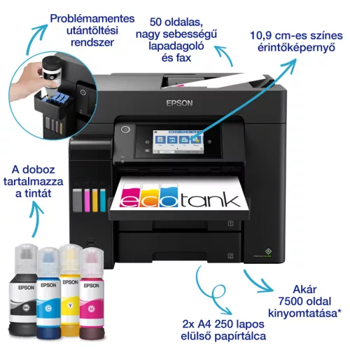 Epson EcoTank L6570 színes tintasugaras multifunkciós nyomtató