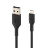 Belkin BOOST CHARGE USB-A to Lightning Cable, PVC - 1M (2 PK) - Black