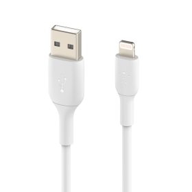   Belkin BOOST CHARGE USB-A to Lightning Cable, PVC - 2M - White