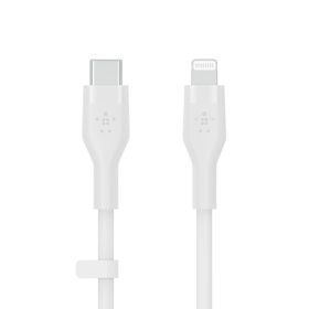   Belkin BOOST CHARGE Flex Silicone cable USB-C to Lightning - 2M - White