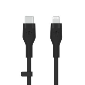   Belkin BOOST CHARGE Flex Silicone cable USB-C to Lightning - 3M - Black