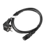 Lanberg CEE 7/7->IEC 320 C13 tápkábel 1,8 m, VDE fekete