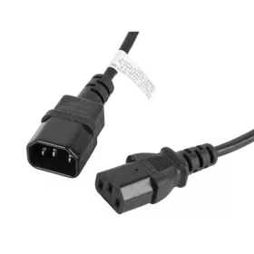 Lanberg IEC 320 C13->C14 kábel 1,8 m, fekete