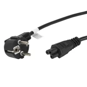   Lanberg CEE 7/7 (Mickey)->IEC 320 C5 tápkábel, 1,8 m, VDE, fekete