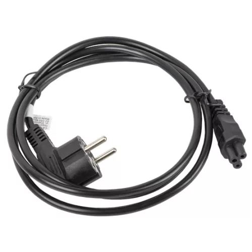 Lanberg CEE 7/7 (Mickey)->IEC 320 C5 tápkábel, 1,8 m, VDE, fekete