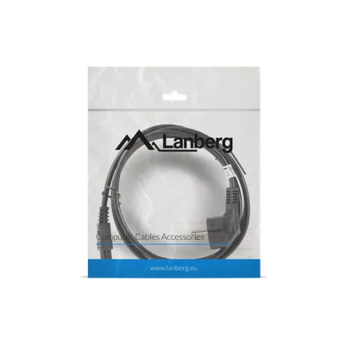 Lanberg CEE 7/7 (Mickey)->IEC 320 C5 tápkábel, 1,8 m, VDE, fekete
