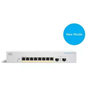 CISCO Switch 8 port, PoE - CBS220-8P-E-2G-EU