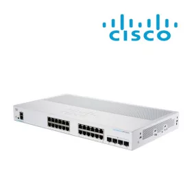 CISCO Switch 24 port, PoE, 4x10G SFP+ - CBS250-24T-4X-EU