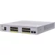 CISCO Switch 16 port, Gigabit, PoE, 2x1G SFP - CBS350-16FP-2G-EU