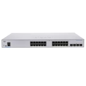 CISCO Switch 24 port, PoE, 4x1G SFP - CBS350-24FP-4G-EU