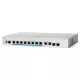 CISCO Switch 8 port, Gigabit, 2x1G Combo - CBS350-8T-E-2G-EU ( SG350-10-K9-EU utódja )