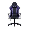 GCN Cooler Master Caliber R1S CAMO gaming szék - Fekete, Lila camouflage