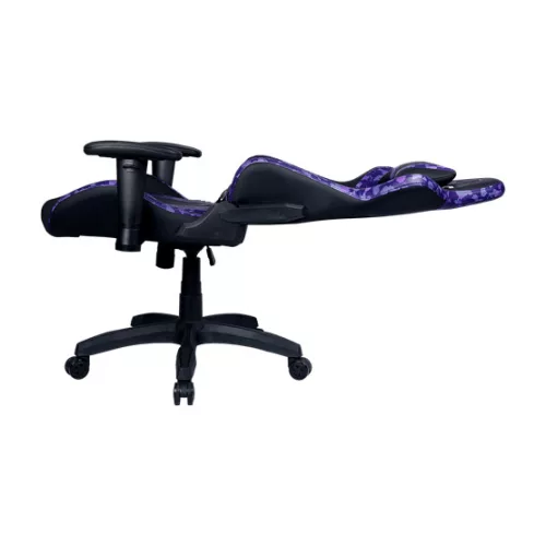 GCN Cooler Master Caliber R1S CAMO gaming szék - Fekete, Lila camouflage