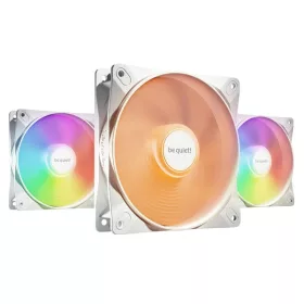   Be Quiet! Cooler 12cm - LIGHT WINGS LX 120mm PWM White Triple-Pack (RGB, 1600rpm, 25,5dB, fehér)