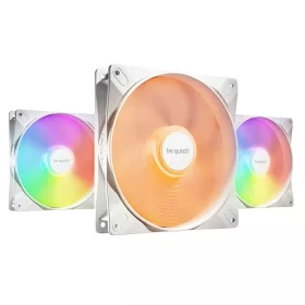   Be Quiet! Cooler 14cm - LIGHT WINGS LX 140mm PWM White Triple-Pack (RGB, 1200rpm, 22,9dB, fehér)
