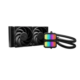   Be Quiet! CPU Water Cooler - SILENT LOOP 3 240mm Black (2x120mm, csatlakozó: 3pin, cső hossza: 400mm, fekete)