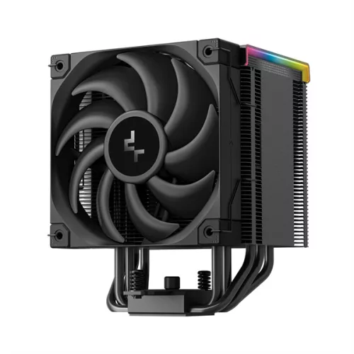 DeepCool CPU Cooler - AK500 DIGITAL PRO (28dB; max, 103,45 m3/h; 4pin csatlakozó, 5 db heatpipe, 12cm, PWM, fekete, RGB)