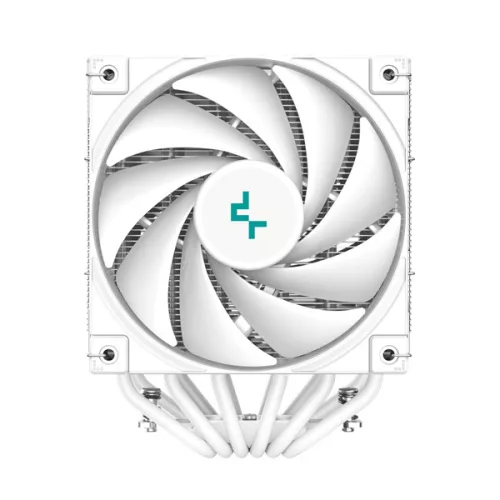 DeepCool CPU Cooler - AK620 DIGITAL SE WH (28 dB; max, 117,21 m3/h; 4pin csatlakozó, 6 db heatpipe, 2x12cm, PWM, RGB)