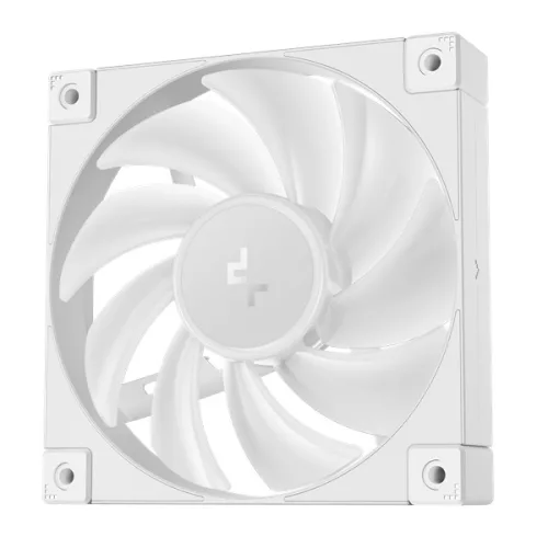DeepCool Cooler 12cm - FD12 ARGB WH (27,6dB; max. 109,07 m3/h; 3pin csatlakozó; hydro bearing, ház hűtésre, PWM, fehér)