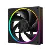 ID-Cooling Cooler 12cm - AF-127-ARGB-K (29,9dB, max. 132,52 m3/h, 4pin, PWM, 12cm, ARGB LED, fekete)