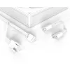 ID-Cooling Cooler 12cm - AF-127-ARGB-W TRIO (29,9dB, max. 132,52 m3/h, 4pin, PWM, 3 x12cm, ARGB LED, fehér)