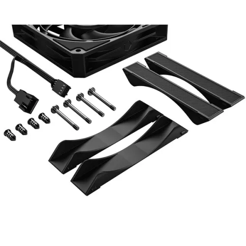 ID-Cooling Cooler 12cm - AT-120-K (36,5dB, max.141,01 m3/h, 4pin, PWM, 12cm, fekete)