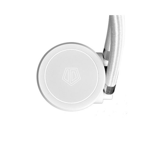 ID-Cooling CPU Water Cooler - AURAFLOW X 240 SNOW (18-35,2dB; max. 126,57 m3/h; 2x12cm, RGB LED)