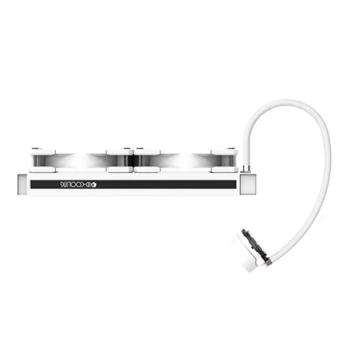 ID-Cooling CPU Water Cooler - FROSTFLOW X 240 XT SNOW (35,2dB; max. 129,39 m3/h; 2x12cm, fehér LED)