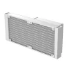 ID-Cooling CPU Water Cooler - FX240 LCD WHITE (27,2dB; max. 98,54 m3/h; 2x12cm, A-RGB, fehér)