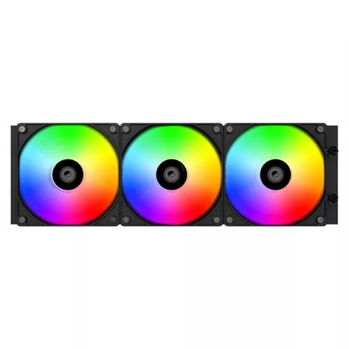 ID-Cooling CPU Water Cooler - FX360 ARGB (35,2dB; max. 129,39 m3/h; 3x12cm, A-RGB LED, fekete)