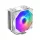 ID-Cooling CPU Cooler - SE-224-XTS ARGB WHITE (28.9dB; max. 118,93 m3/h; 4pin csatlakozó, 4 db heatpipe, 12cm, PWM, LED)