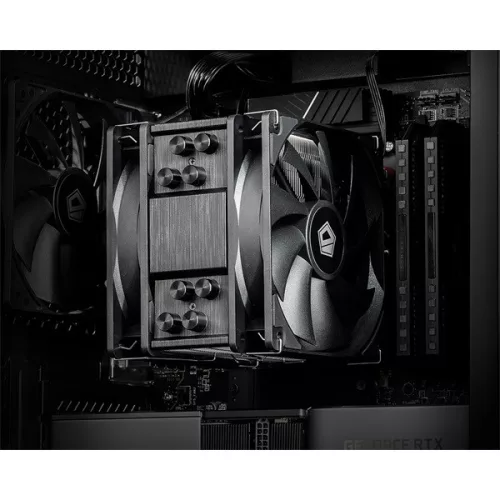 ID-Cooling SE-214-XT PLUS PWM Univerzális CPU Hűtő - Fekete
