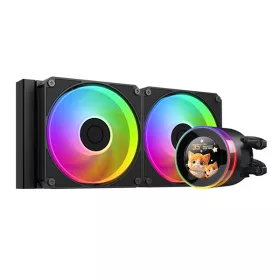   ID-Cooling CPU Water Cooler - Space SL240 V2 (25dB; max. 135,41 m3/h; 2x12cm, A-RGB LED, fekete)