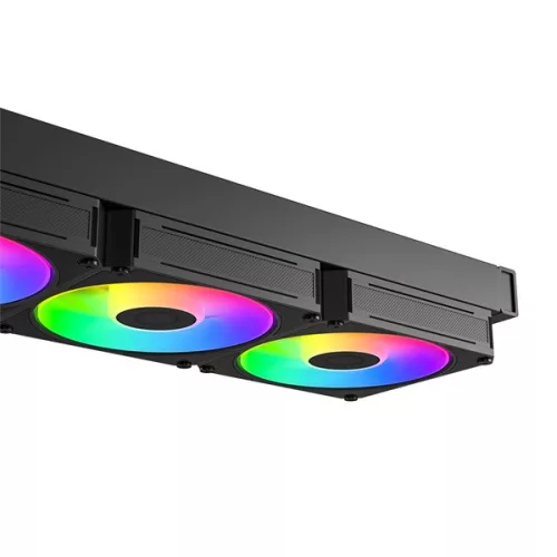 ID-Cooling CPU Water Cooler - Space SL360 V2 (25dB; max. 135,41 m3/h; 3x12cm, A-RGB LED, fekete)