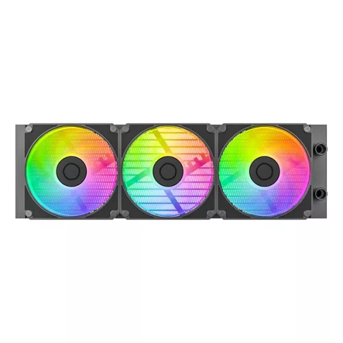 ID-Cooling CPU Water Cooler - Space SL360 V2 (25dB; max. 135,41 m3/h; 3x12cm, A-RGB LED, fekete)