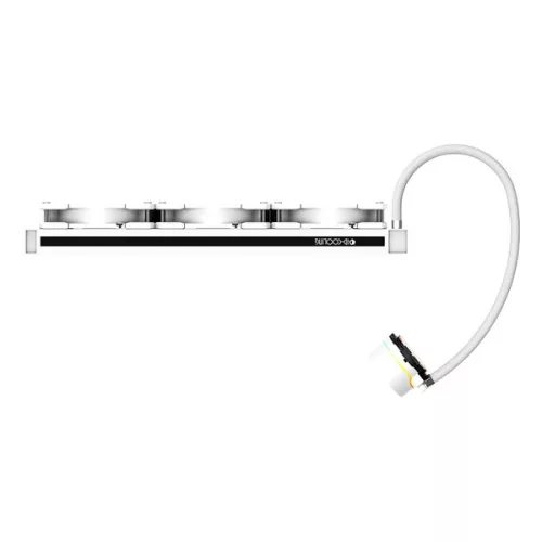 ID-Cooling CPU Water Cooler - ZOOMFLOW 360 XT SNOW (25dB; max. 115,87 m3/h; 3x12cm, A-RGB LED)