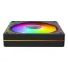 Rampage Cooler 12cm - 7C-120S (max 21,2 dBA, 65,41 m3/h, ház hűtésre, A-RGB LED, fekete)