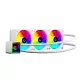 Rampage CPU Water Cooler - INFINITE V360 (36,9dB max., 98,54 m3/h; 3x12cm, A-RGB LED, fehér)