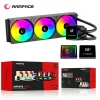 Rampage CPU Water Cooler - INFINITE V360 (36,9dB max., 98,54 m3/h; 3x12cm, A-RGB LED, fehér)