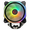 Rampage CPU Cooler - OCTAGON C50 (max 40dB, 96,84 m3/h, 4 pin csatlakozó, 12cm, A-RGB, LED)