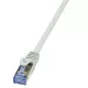 LogiLink CQ3082S Cat6A S/FTP patch kábel - Szürke - 7,5m