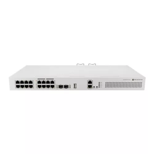 MikroTik CRS418-8P-8G-2S+RM rackbe szerelhető PoE switch