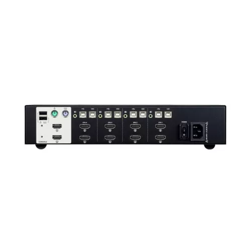 ATEN Switch 4-Port USB HDMI Dual Display Secure KVM (PSS PP v3.2 Gen1 Compliant) - CS1144H-AT-G