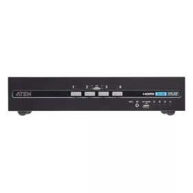  ATEN Switch 4-Port USB HDMI Dual Display Secure KVM (PSD PP v4.0 Compliant) - CS1144H4C-AT-G