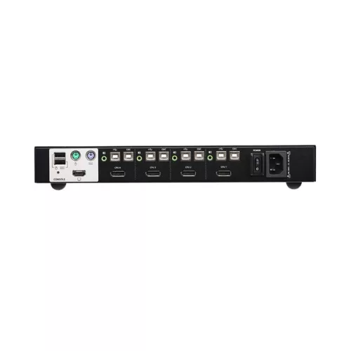 ATEN Switch 4-Port USB DisplayPort Secure KVM (PSS PP v3.2 Gen1 Compliant) - CS1184DP-AT-G