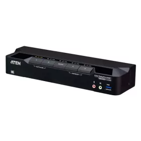   ATEN KVM Switch USB 3.0 DisplayPort 8K + Audio, 4 port - CS1924A-AT-G
