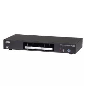   ATEN KVMP Switch USB 3.2 Gen1, 4K DisplayPort, Dual Display, 4 port