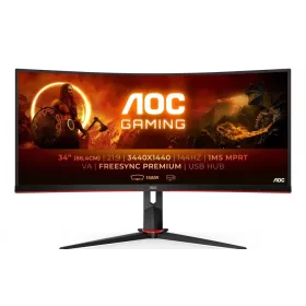 Aoc CU34G2XE/BK 34" UWQHD 144Hz VA monitor