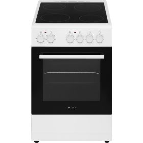 Tesla CV5400SW Szabadon álló tűzhely, fehér, kerám