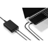 AVAX DC637 DESKY+ 4xType C (PD 3.0) 200W GaN gyorstöltő elosztó - Dobozsérült termék